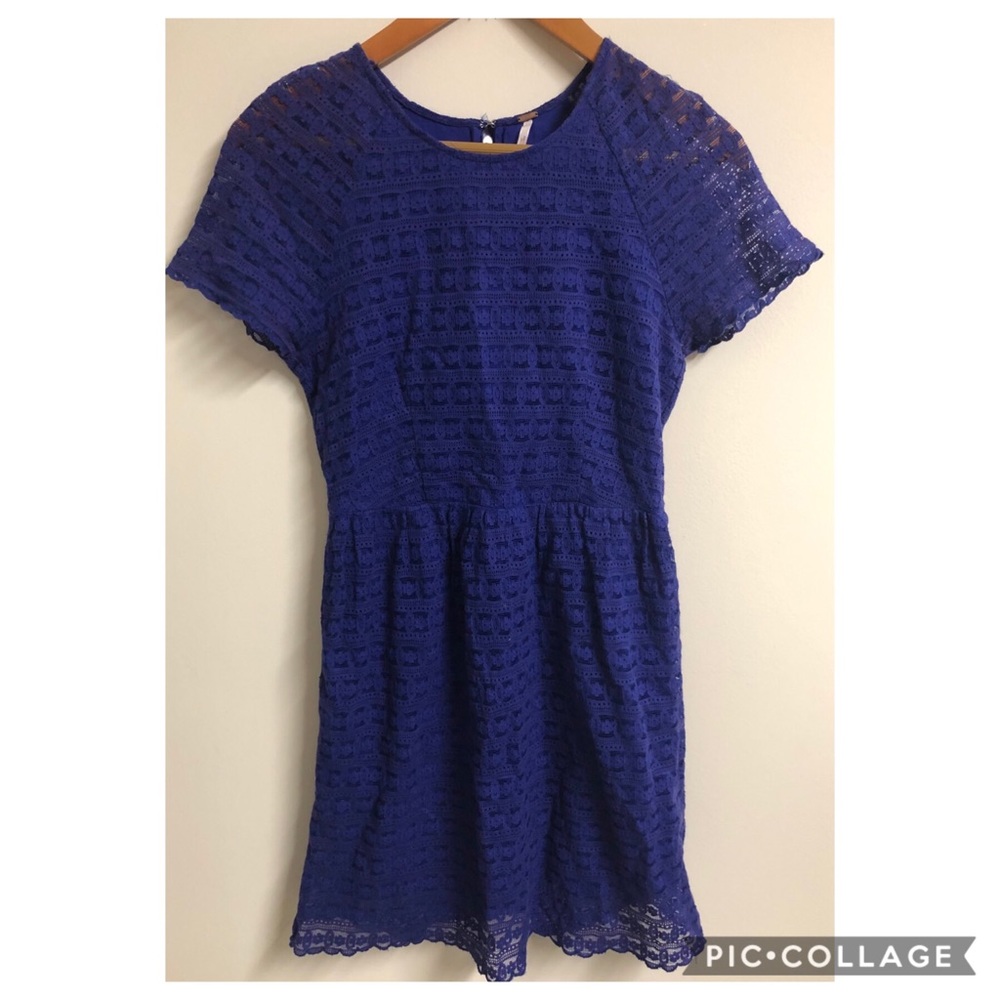 FREE PEOPLE Women’s Purple Lace Dress Size 6